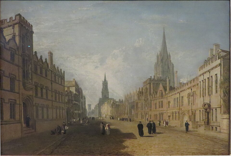 Дж. М. У. Тёрнер. «Хай-стрит, Оксфорд», 1810
