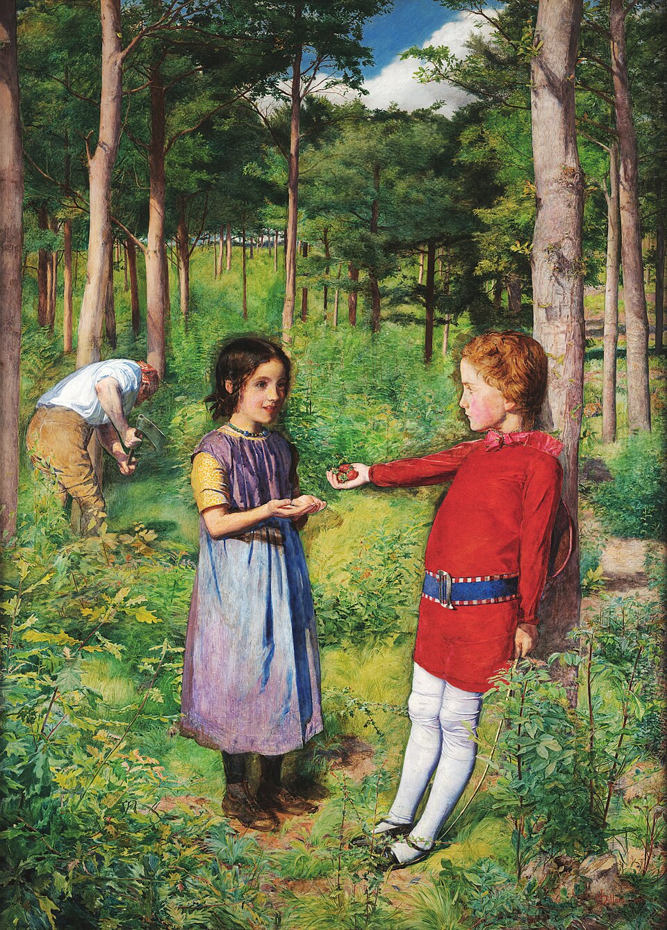 Джон Эверетт Милле. «Дочь лесника», 1851 — открытка Карен в сериале